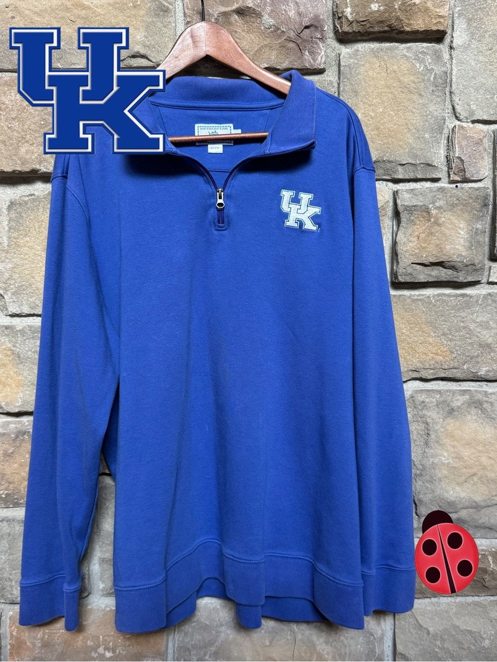 University of Kentucky Royal Blue Quarter-Zip Pullover Sweater XXL